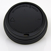 A Picture of product 964-722 International Paper Dome Lid for 10-24 oz Hot Cups. Black. 1200 count.