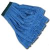 A Picture of product 535-435 Echofiber Microfiber Loop Mop Large 5" Wide Band Blue 12/Case