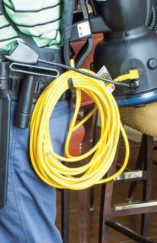 Clean Max Vacuum Extension Cord. 50 ft. Yellow.