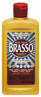 BRASSO® Metal Polish, 8 oz Bottle 6 Per Case