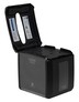 A Picture of product 964-732 GP Dixie Ultra® Tabletop Interfold Napkin Dispenser. 7.6 X 6.1 X 7.2 in. Black.