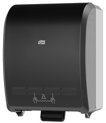Tork Controlled Use Mechanical Hand Towel Roll Dispenser. 12.3 X 9.3 X 16 in. Black.