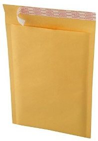 Jiffylite Kraft Bubble Mailer, 6" x 10", Self-Sealing, Size #0, 200/Case