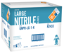 A Picture of product 963-365 The Safety Zone® Powder Free Heavy-Weight Single-Use Nitrile Gloves. Size Medium. 5 mil. Black. 100/box, 10 boxes/case.