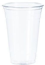 Solo® Ultra Clear™ PET Cold Cups with Pasta Garage Print. 20 oz. 600 count. 1-Color print