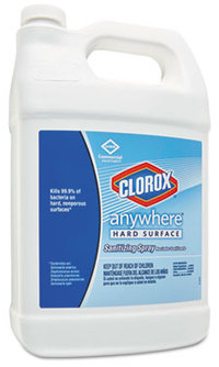 Clorox Anywhere Hard Surface Sanitizing Cleaner. 128 oz. 4 count.