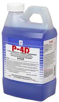 P-4D™ Hospital Grade Disinfectant. 2 L. 4 count.