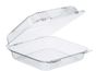 A Picture of product 971-610 StayLock® Large Hinged Lid Containers. 9.0 X 8.6 X 3.0 in. Clear. 200 count.
