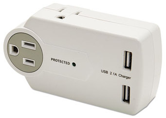 Surge Protector with USB Ports.