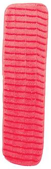 Microfiber Flat Wet Mophead. 18 X 5 in. Red. 12 count.