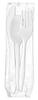 A Picture of product 192-155 3 in 1 Cutlery Kits. White. 500 count.