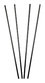 A Picture of product 222-129 Sip/Stirrer Straws. 7.5 in. Black. 10,000/Case