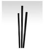 A Picture of product 222-130 Unwrapped Stirrer Straws. 5 in. Black. 10000 count.
