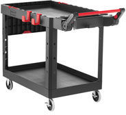 Heavy Duty Adaptable Utility Cart. Medium. 51.5 X 25.2 X 36.0 in. Black.