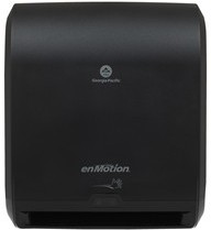 GP PRO enMotion® 10" Automated Touchless Paper Towel Dispenser, Black  1 Each , Dispenser (WxDxH) 14.700" x 9.500" x 17.300"