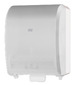 A Picture of product 964-789 Tork Mechanical Hand Towel Roll Dispenser. 12.3 X 9.3 X 16 in. White.