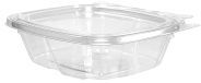 ClearPac® SafeSeal™ Tamper-Resistant Container Combo with Flat Lid. 8 oz. Clear. 200 count.