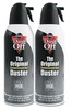 A Picture of product 963-449 Dust-Off Disposable Compressed Air Duster. 10 oz. 2 count.