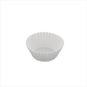 Baking Cups. 3 1/2 in. White. 10,000 count.