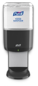 PURELL® ES8 Touch-Free Hand Sanitizer Dispenser with Energy-on-the-Refill for PURELL® Hand Sanitizer. 1200 mL. 5.38 X 6.5 X 10.0 in. Graphite.