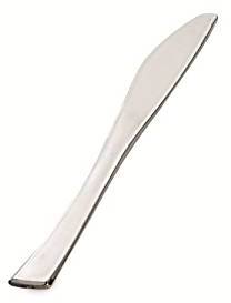 GlimmerWare Dinner Knives. 8 in. Silver. 600 count.