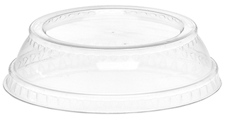 Take & Go™ PET Dome Lids for Cups APC9, APC12, and APC20. Clear. 50 cups/pack, 20 packs/case.