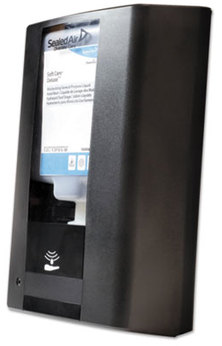 IntelliCare™ Hybrid Dispenser for Soap/Sanitizer. 13.386 x 13.386 x 12.244. Black.