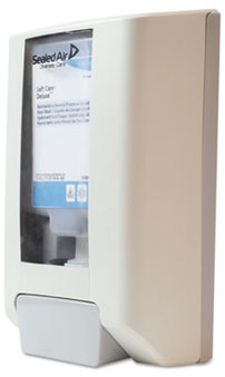IntelliCare™ Soft Care® Manual Dispenser for Soap/Sanitizer. 10.24 X 6 X 4 in. White. 6/Case
