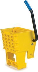 Side-Press Wringer for Commercial Mop Buckets. 15 X 11 X 9.88 in. Yellow.