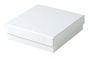 A Picture of product 971-400 Jewelry Boxes. 3.5 X 3.5 X 1 in. White Krome. 100 count.