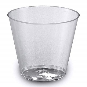 Clear Ware Hard Plastic Tumblers. 5 oz. Clear. 500 count.