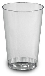 Clear Ware Hard Plastic Tumblers. 12 oz. Clear. 500 count. (25/20ct Sleeves)