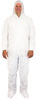 A Picture of product 968-201 The Safety Zone ® White Coveralls with Hood and Boots.  X-Large Size 25/Case.