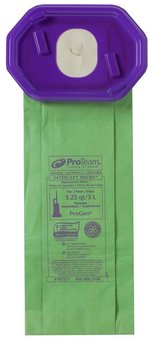 ProTeam 107377 Intercept Micro Filter Bags for ProGen 12/15 Vaccums. Green. 10 count.