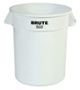 A Picture of product 965-325 Rubbermaid® Commercial Round Brute® Container, Round, Plastic, 20gal, White