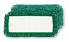 A Picture of product 963-552 Spun Loop Wet Mop Pads with Mesh Backing. 18 X 5 in. Green. 12 count.