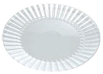 Resposables Dinner Plates. 10.25 in. Clear. 144/Case