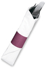 A Picture of product RPP-RNB4MN Self-Sealing Paper Napkin Bands. 1-1/2 X 4-1/4 in. Burgundy. 2000/case.