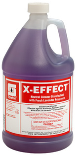 X-EFFECT Disinfectant Cleaner. 1 Gallon. Fresh Lavender. 4 Gallons/Case