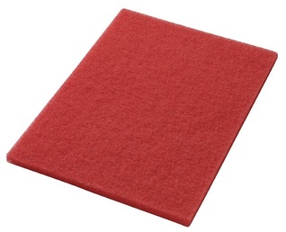 Americo® Floor Buffing Pads. 14 X 20 in. Red. 5/carton.
