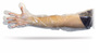 A Picture of product 963-580 Shoulder Length Gloves. Size Large. Clear. 1000 count.