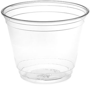 9 oz Solo Foodservice TP9R Cold Cup Pack of 100 Clear Squat 