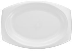 Quiet Classic® Laminated Foam Dinnerware Trays. 7 X 9 in. White. 500 count.