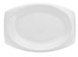 A Picture of product 236-201 Quiet Classic® Laminated Foam Dinnerware Trays. 7 X 9 in. White. 500 count.