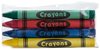 A Picture of product 964-874 Cellophane Wrapped 4-Color Crayon Packs. 500 packs.