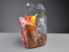 A Picture of product 964-893 Fast Take® Soft Loop Handle Bag (Medium), 6.75" x 4.75" x 8.5" + 4.75" Bottom Gusset, 3.00 Mil, 200/Case