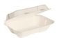 A Picture of product 964-898 Solo® Eco-Forward® Bagasse Carryout Hinged Lid Containers. 9 X 6 in. Ivory. 200 count.