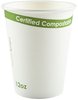 A Picture of product 964-936 Compostable PLA Lined Cups. 12 oz. White. 1000 count.
