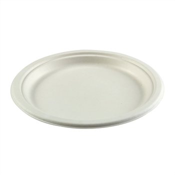 Dixie Basic Paper Dinnerware Plates White 8.5" Diameter 125/Pack DBP09W