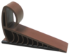 A Picture of product 963-638 Expanded Technologies Gripper Doorstop Brown 12 Pack